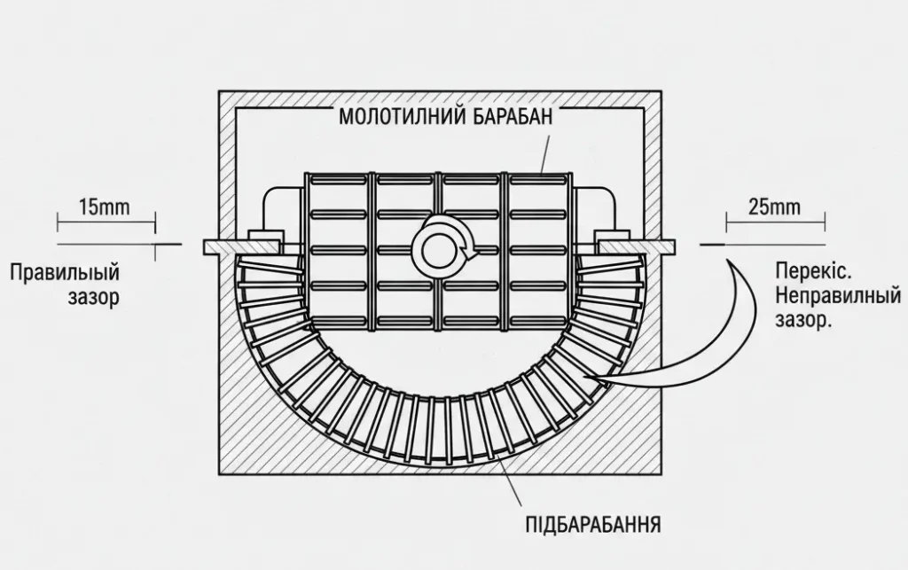Підготовка комбайна до жнив