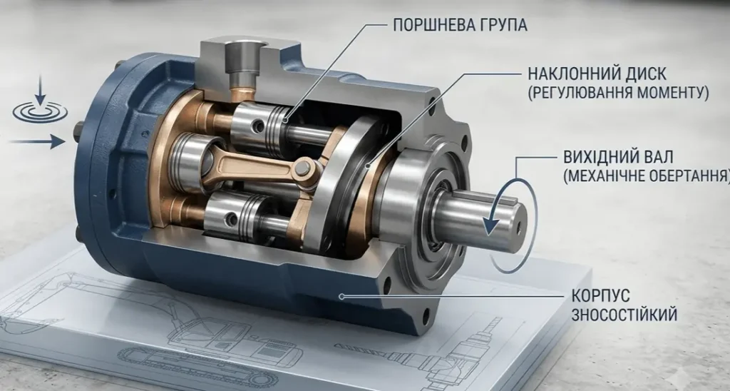 Основні види гідромоторів для спецтехніки