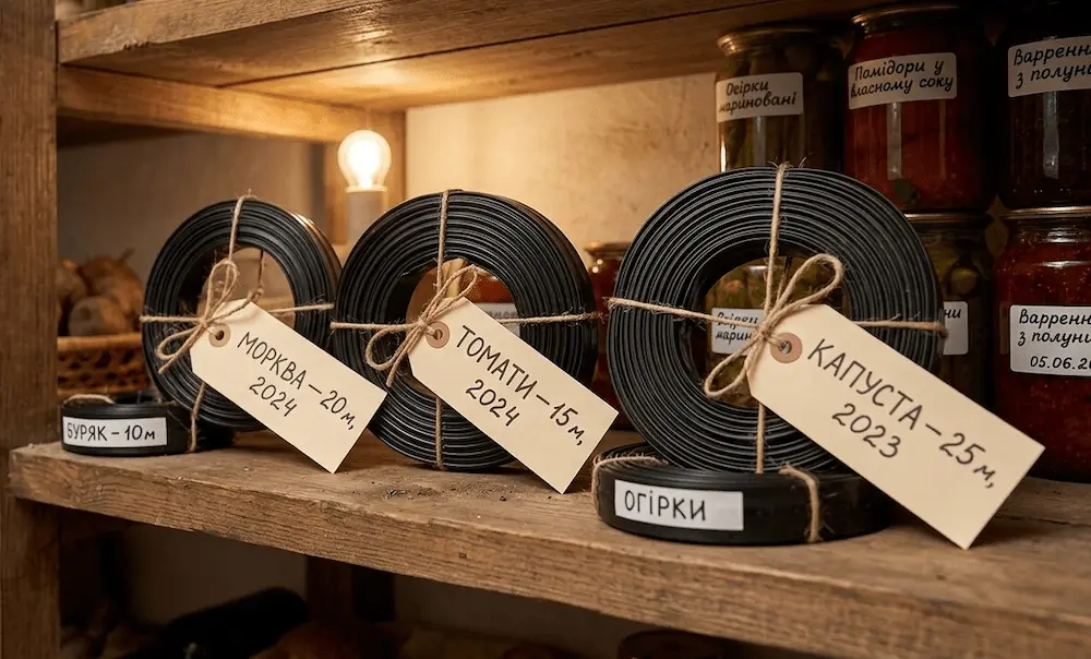 Консервація крапельної стрічки на зиму